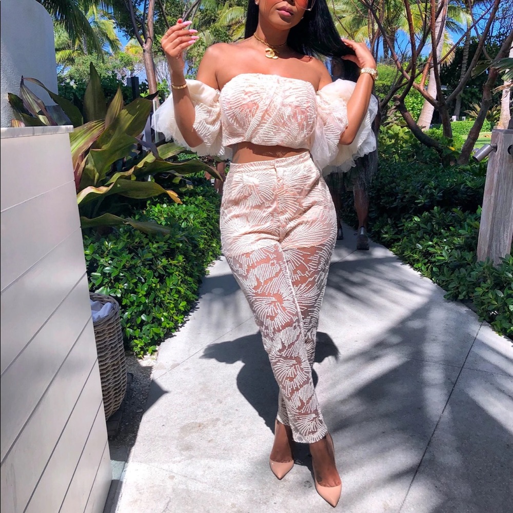 Minaa Monroe Miami Peach Two Piece Set - Size S